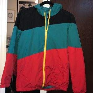 YXL  retro rain jacket/ wind breaker